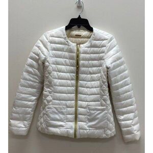 Lilly Pulitzer White Down Puffer Jacket – Size Small